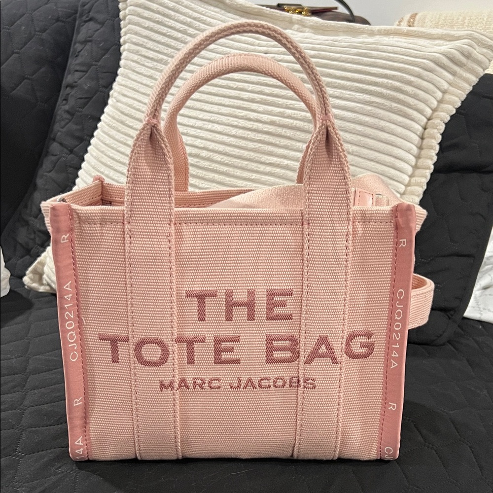 Marc Jacobs Light Pink Canvas Tote